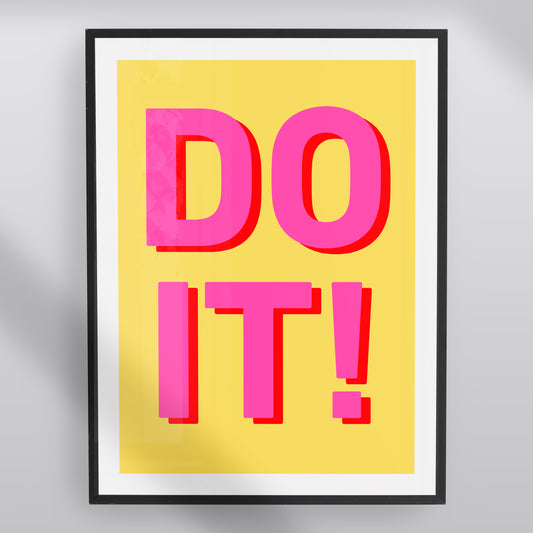 Do it! Motivational Print